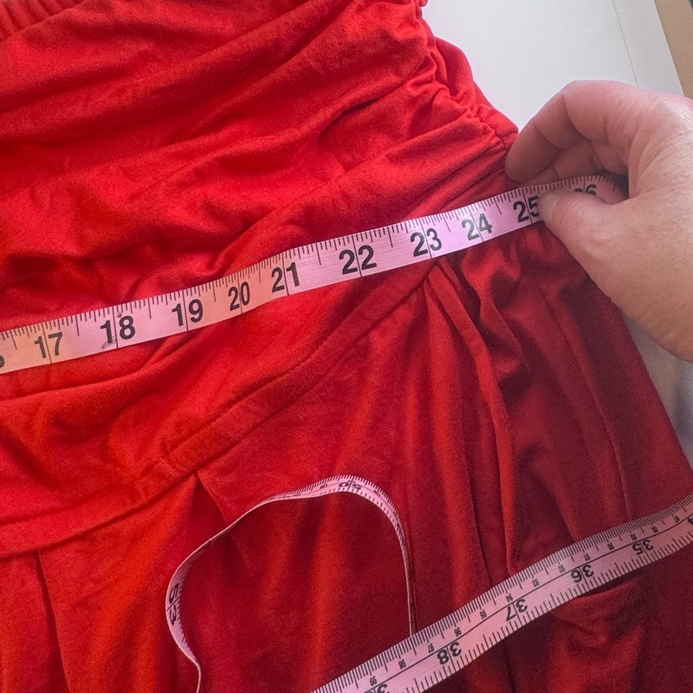 Rouge Collection Strapless Red Harem Jumpsuit – Size 4X - Picture 11 of 13